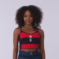 Cropped do Flamengo Braziline Campo Feminino