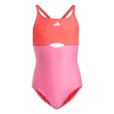 Maiô Infantil Adidas Colorblock X-Back