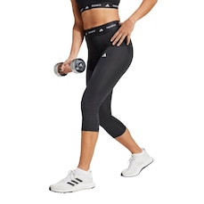 Calça Legging Capri Feminina Adidas TECHFIT