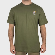 Camiseta Okenheads Basica Silk Dado Fire Masculina
