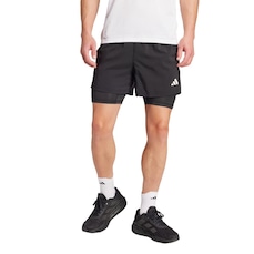 Short Masculino adidas 2 em 1 Own the Run CLIMACOOL 5-Pocket