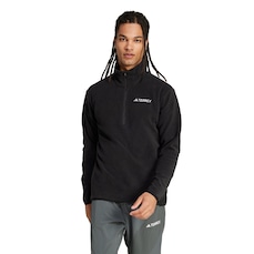 Jaqueta Masculina Adidas Fleece 1/2 Zíper Multi Essentials