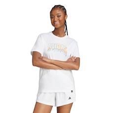 Camiseta Feminina Adidas Estampada