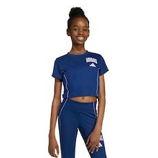 Camiseta Infantil Adidas Impressa Essenciais