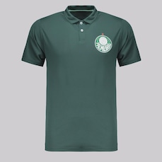 Camisa Polo do Palmeiras Basic Escudo Verde Masculino