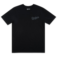 Camiseta Masculina New Era Los Angeles Dodgers MLB Back to Black