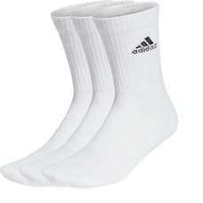Kit Meia Masculina adidas Cush CRW 3PP 35-37 - 3 Pares