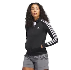 Jaqueta Feminina Primegreen Essentials Warm-Up Slim 3-Stripes