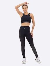 Calça Legging Feminina Manly com Frisos