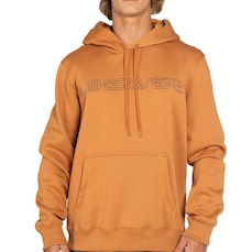 Blusão de Moletom Masculino Quiksilver Canguru Word Block com Capuz