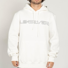 Blusão de Moletom Masculino Quiksilver Canguru Word Block com Capuz