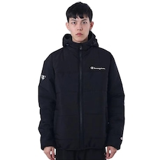 Jaqueta Puffer Masculina Champion Script Ink
