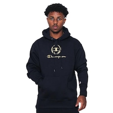 Blusão de Moletom Canguru Masculino Champion Pes Cang Louros Leblack Gold