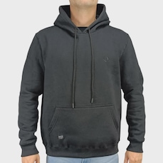 Blusão de Moletom Canguru Masculino Back Wash BW001