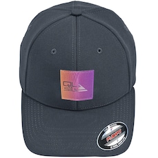 Boné Quiksilver Hologram Omni Logo Aba Curva