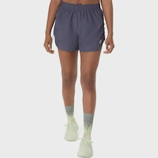 Shorts Asics Nagino Run Adjustable 4In Feminino