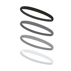 Faixa de Cabelo com Silicone Sportbr - 4 unidades