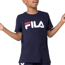 Camiseta Infantil Fila Letter Premium