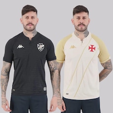 Kit Camisa Kappa Vasco III 2024 Masculina