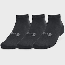Kit Meia Unissex Under Armour Core Cotton Cano Curto - 3 Pares