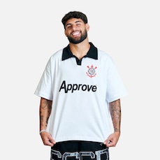 Camisa do Corinthians Approve Polo Oversized Basic Masculina