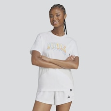 Camiseta adidas Gráfica Infill Feminina