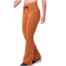 Calça Authen 2 Bolsos Flare Cós Ajustável Animal Feminino