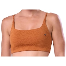 Top Authen Reto Alças Finas Animal Feminino