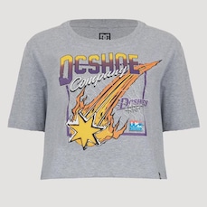 Camiseta DC Shoes Showtime Starz Crop Feminina