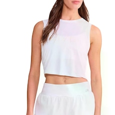 Camiseta Regata Cropped Live Comfort Feminina