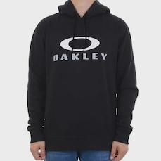Blusão de Moletom Masculino Oakley com Capuz Dual Hoodie II Blackout