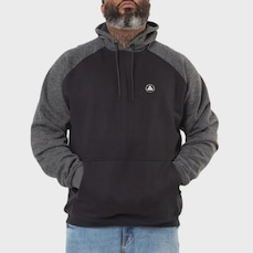 Blusão de Moletom Masculino Okdok com Capuz Big Rays Raglan