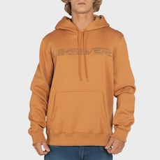 Blusão de Moletom Masculino Quiksilver com Capuz Emb Type Hoodie