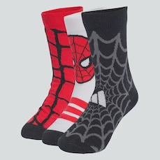 Meia Cano Médio adidas Homem Aranha - 3 Pares - Infantil