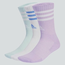 Meia Cano Médio adidas Essentials 3S - 3 Pares - Unissex