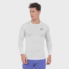 Camiseta Manga Longa de Compressão Under Armour Heat Gear Masculina