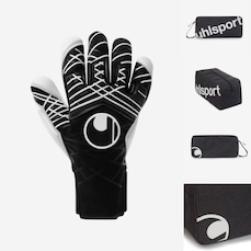 Kit Luva de Goleiro Uhlsport Nite Absolutgrip SC + Porta Luvas