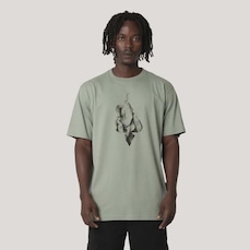 Camiseta Regular MCD Espada Fogo Negro Masculino