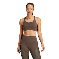 Top de Treino Feminino adidas Médio Suporte Powerimpact Luxe Proseries