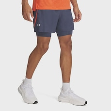 Shorts 2 em 1 Under Armour Launch 5 Masculino