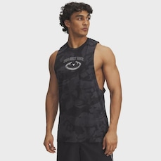 Camiseta Regata Under Armour Project Rock Camo Tank Masculina