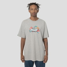 Camiseta Lost + Smurfs Mushroom Masculina