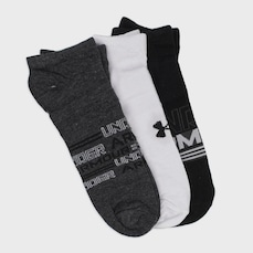 Kit de Meias Under Armour Cano Curto Essentials NS com 3 Pares - Adulto