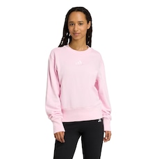 Blusão de Moletom Regular Feminino Adidas ALL SZN