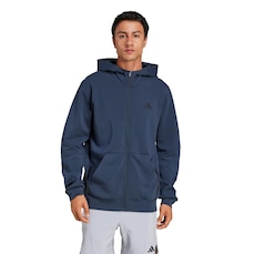 Jaqueta Masculina Adidas com Zíper Completo Projetada para Treinamento