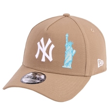 Boné Masculino New Era 940 A-Frame New York Yankees Estatua Liberdade
