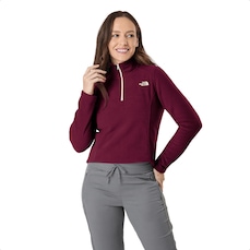 Blusão The North Face Fleece Glacier 1/4 Zíper Feminina