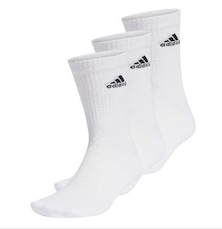 Meias Cano Alto adidas Amortecidas 3 Pares