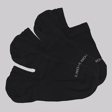 Meia Sapatilha Lupo Sport - 3 Pares - Unissex