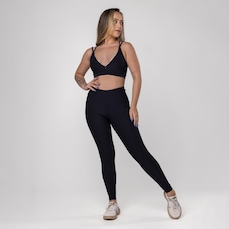 Conjunto Fitness Legging e Top 3 em 1 Feminino